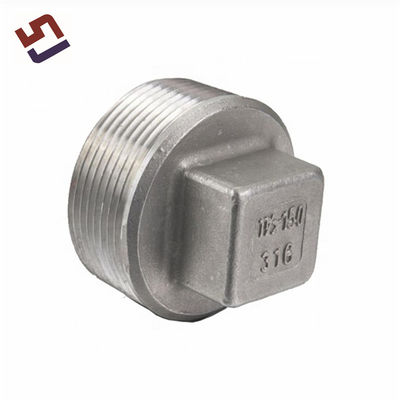 Präzisionsguss aus Edelstahl Quadrat-Außennadel-Stecker-Rohrverbindungen