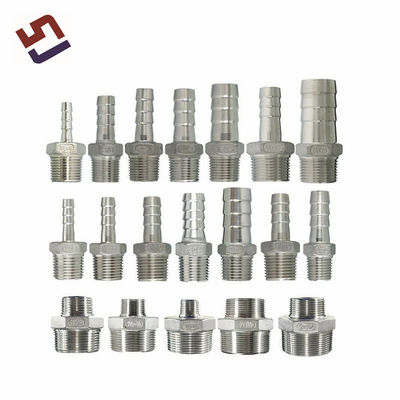 OEM Präzisionsguss Female Schlauchverbindung Hydraulische Schlauchverbindung Doppelhexagonale Rohrverbindungen