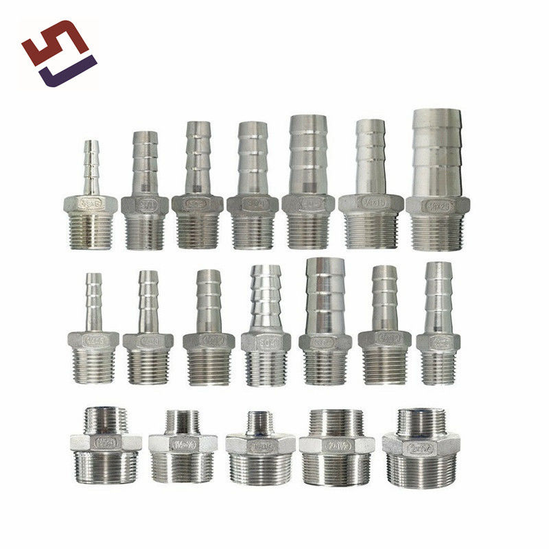 OEM Präzisionsguss Female Schlauchverbindung Hydraulische Schlauchverbindung Doppelhexagonale Rohrverbindungen